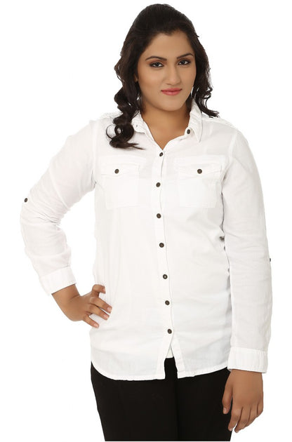 White Full Sleeve Shirt