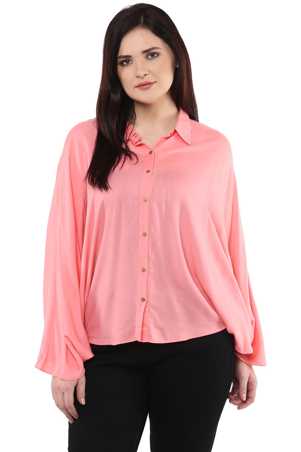 Pastel Pink Ponchu Top