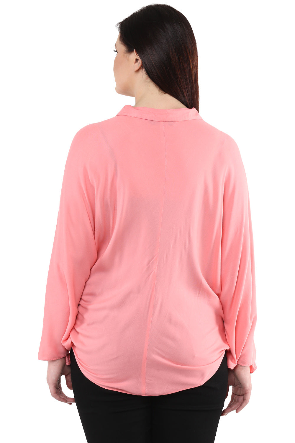 Pastel Pink Ponchu Top