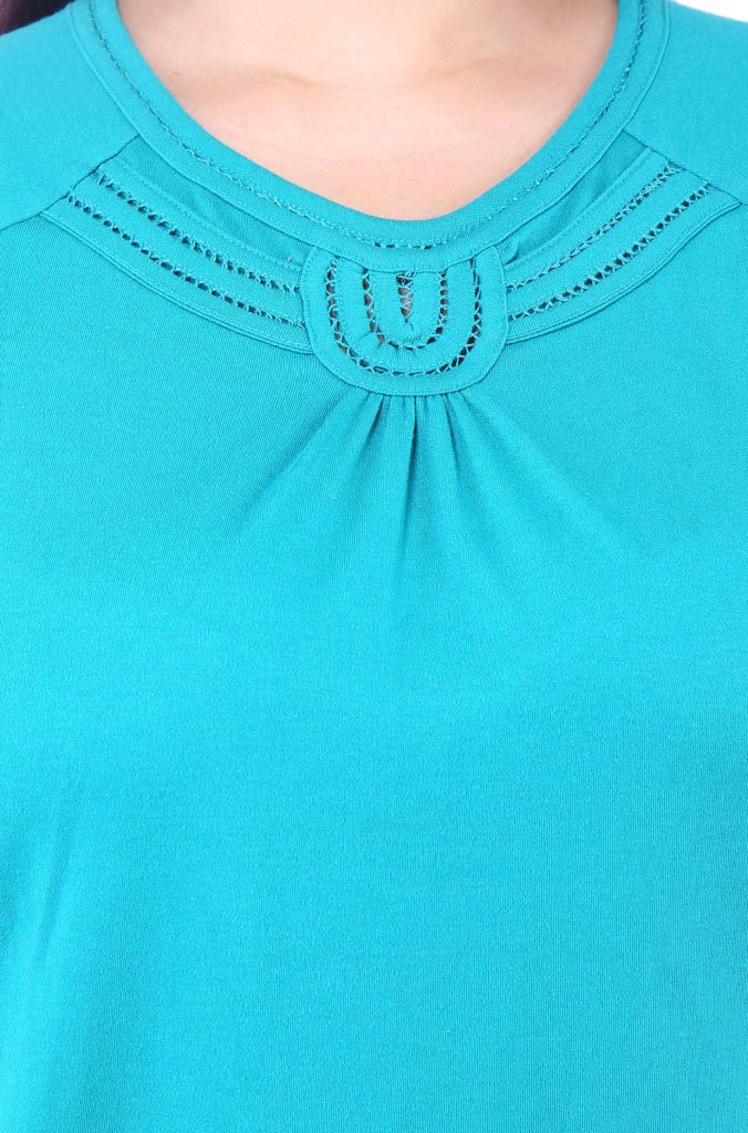 Sea Green Raglan Sleeve T-Shirt