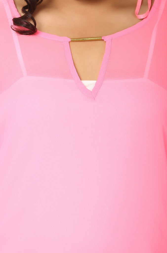 Neon Pink Top