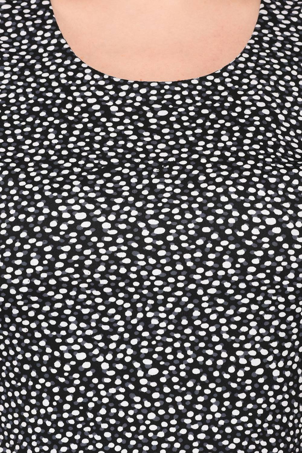 Polka Dot Asymmetric Dress