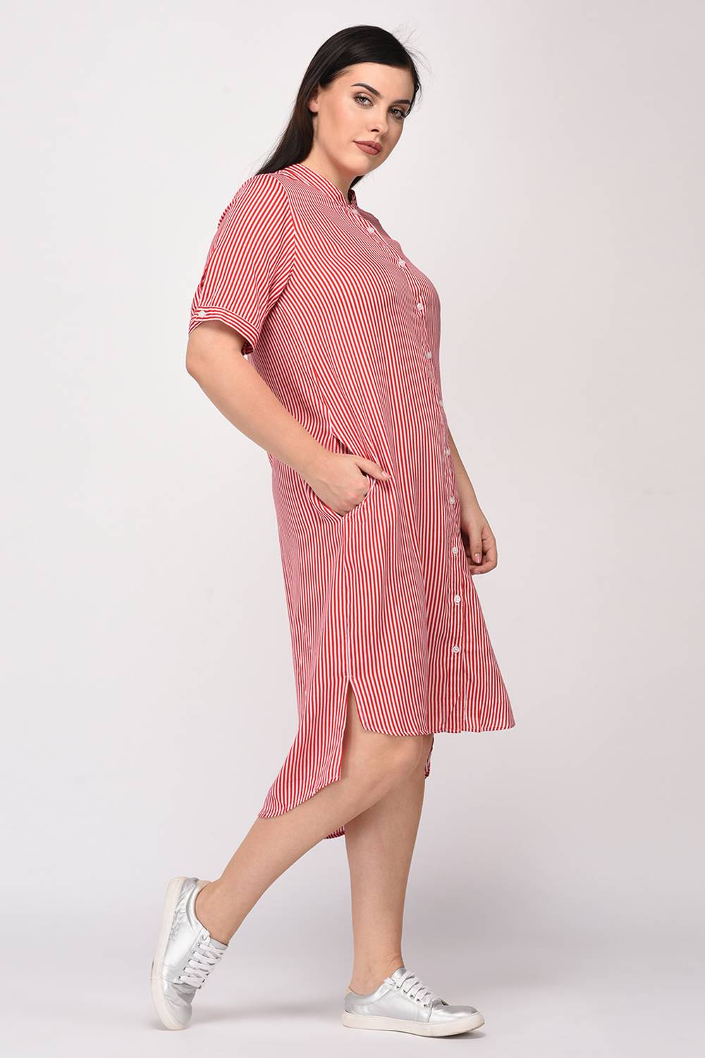 High Low Shirt Dress