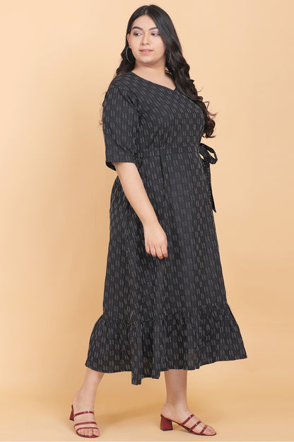 Black Flare Maxi Dress