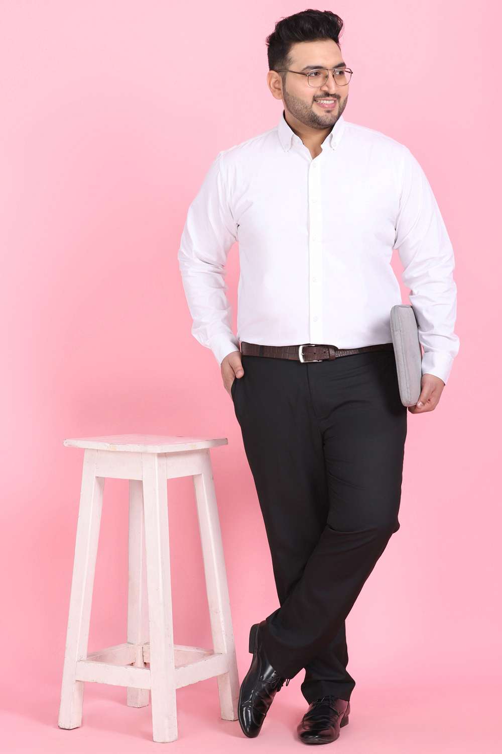 Men's Formal White Shirt