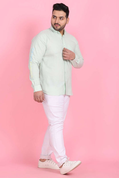 Men's Complicated Lime Shirt