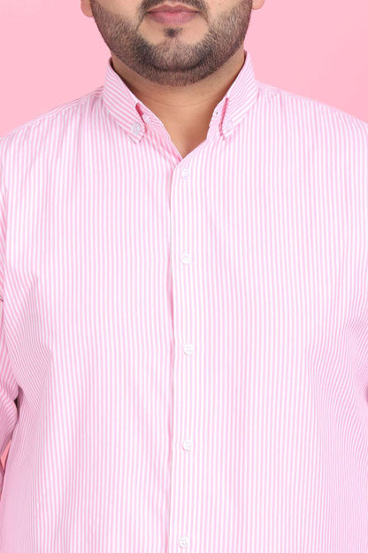 Men's Pink Stripes Shirt