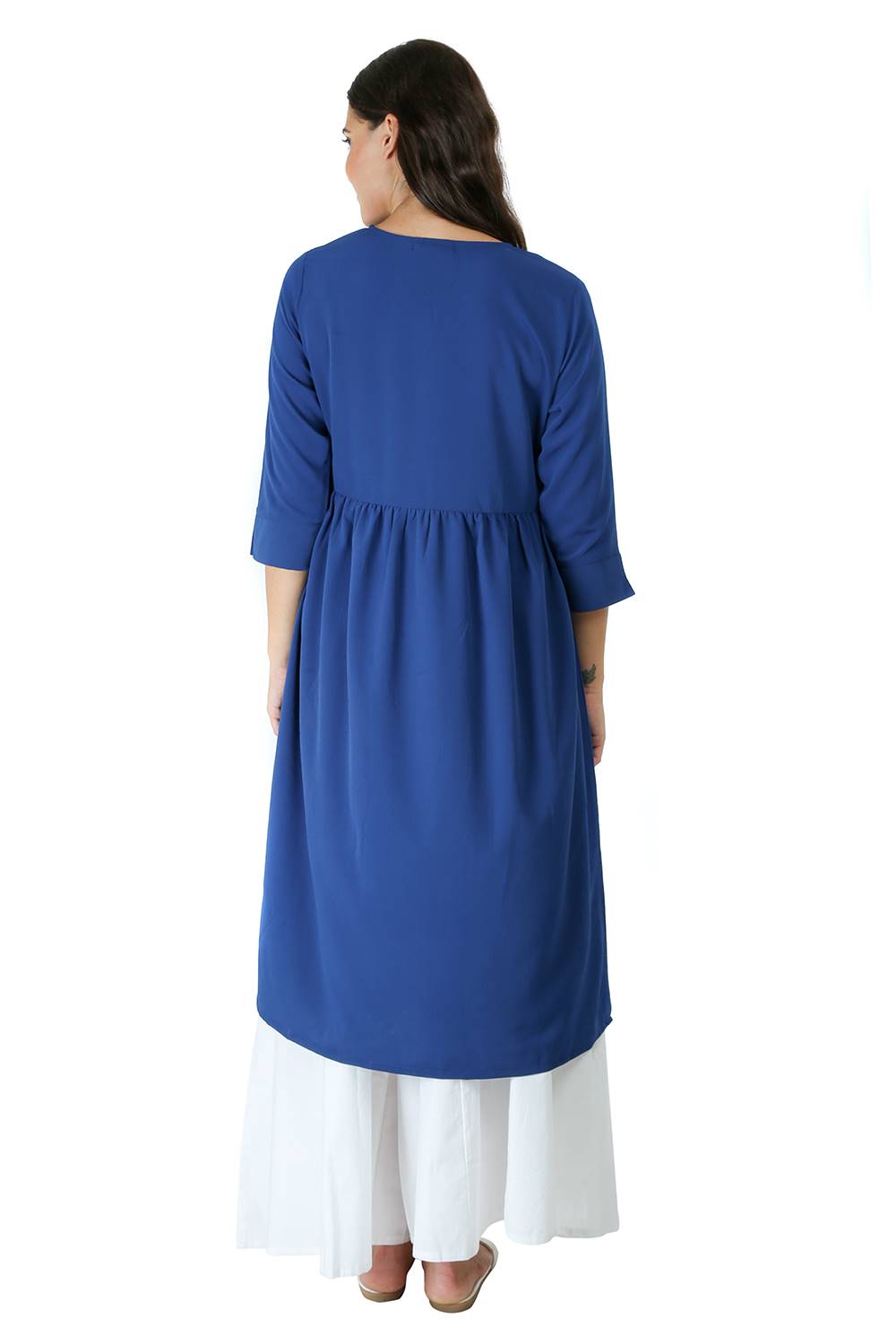 Blue Anarkali Kurti7