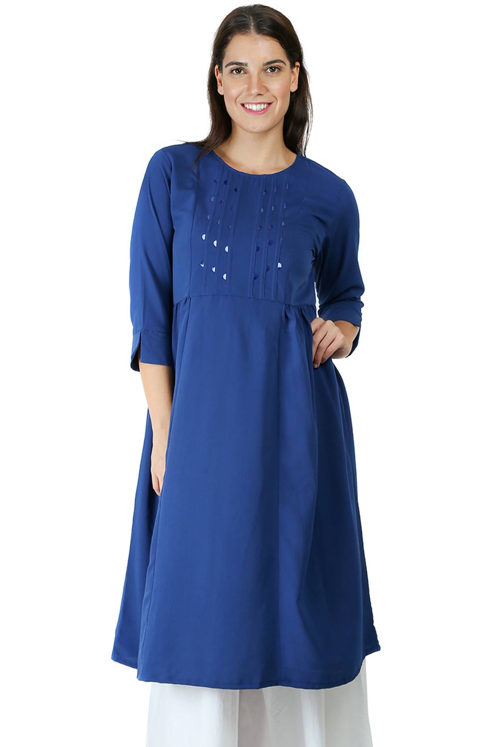 Blue Anarkali Kurti8