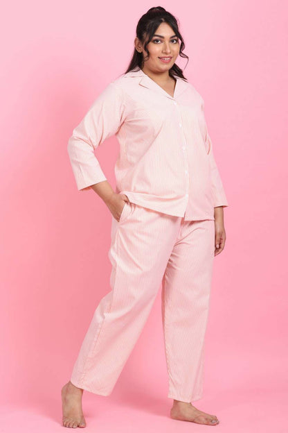 Peachy Pyjama Night Suit Set