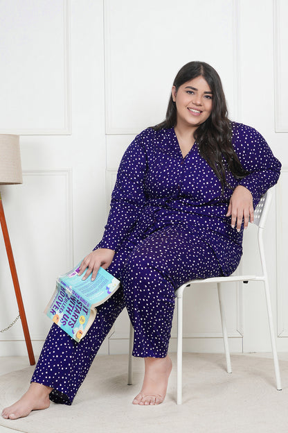 Polka Dot Night Suit Set