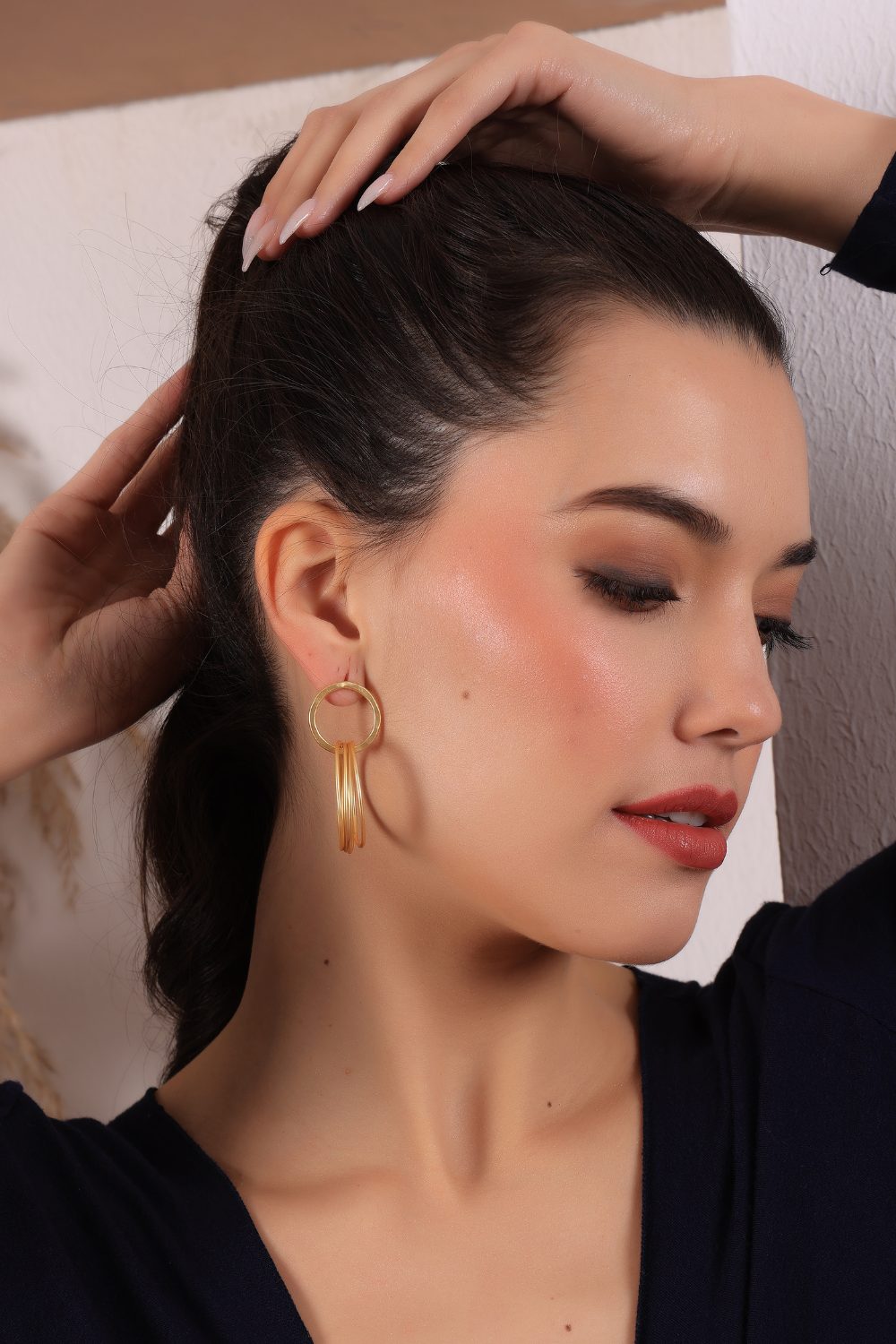 Hoops Dangler Earrings