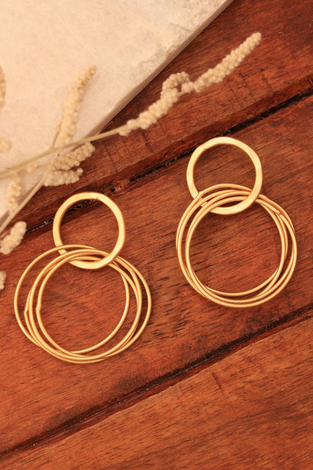 Hoops Dangler Earrings