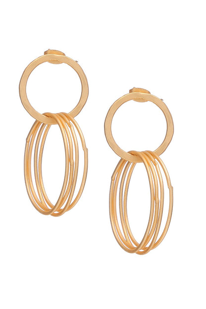 Hoops Dangler Earrings