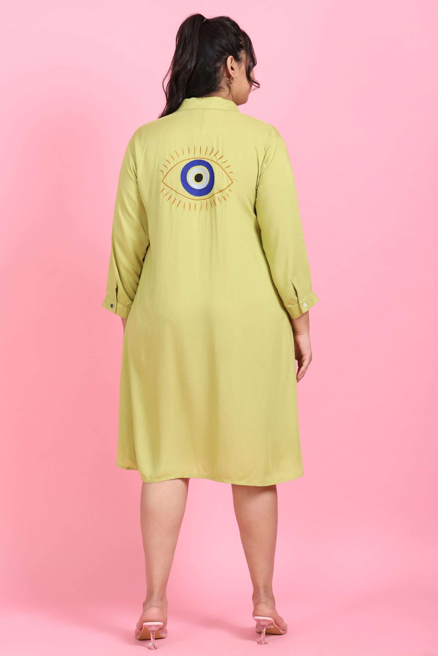 Evil Eye Shirt Dress