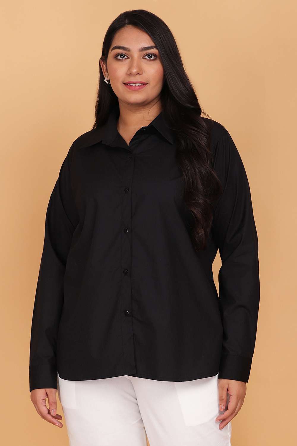 Black Formal Shirt for Women