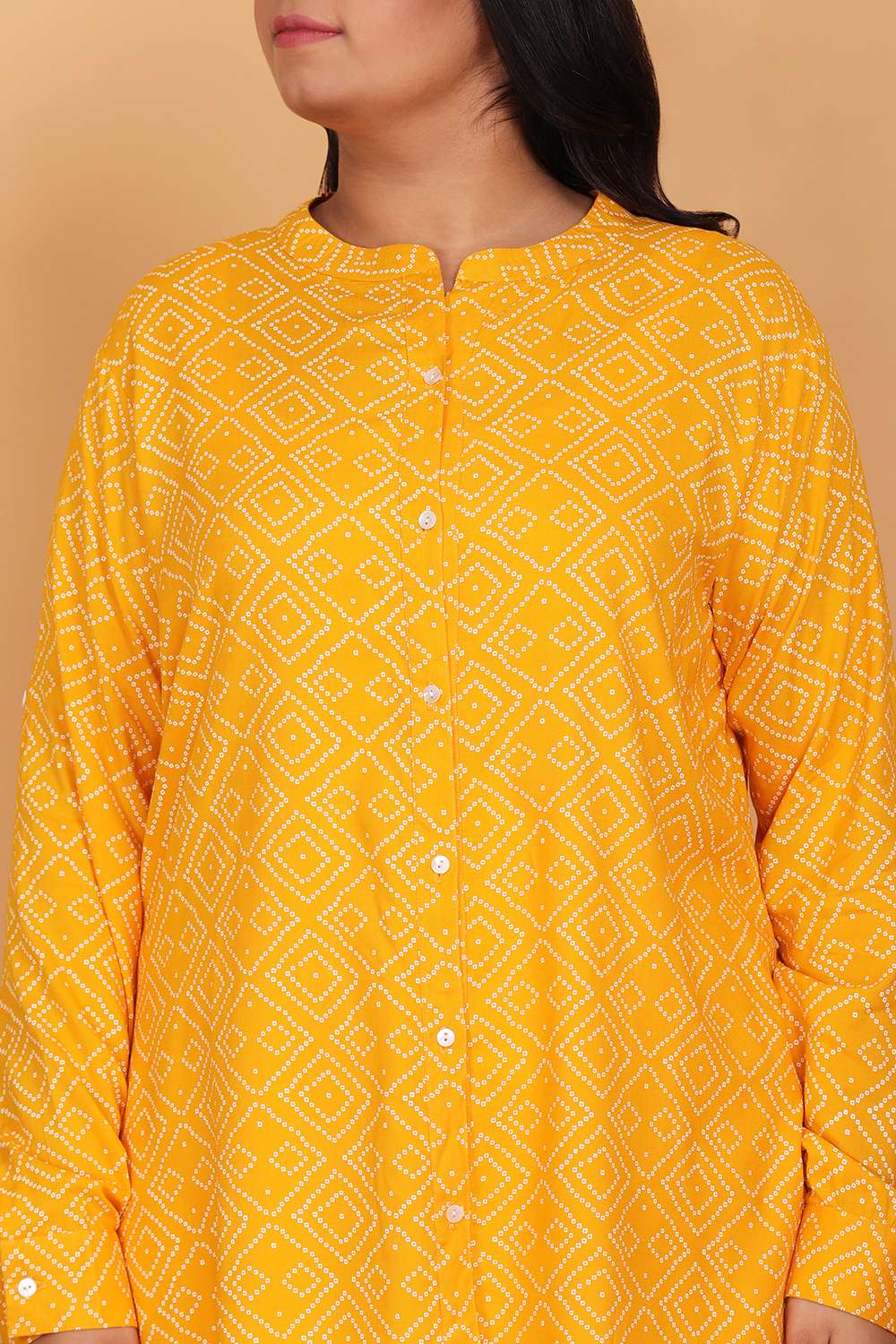 Classic Yellow Printed Shirt