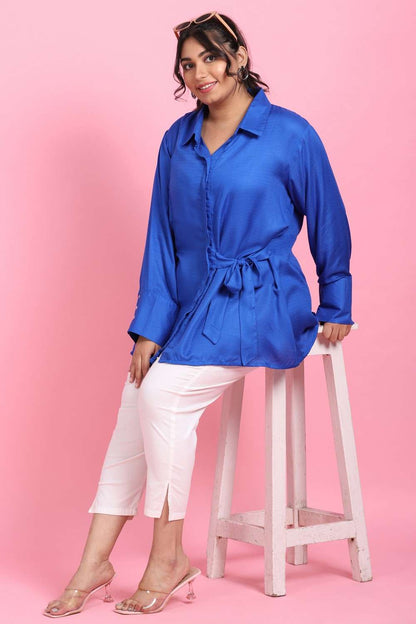 Exotic Blue Shirt for Women