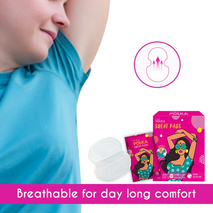 PINQ Cotton Feel Disposable Underarm Sweat Pads - ULTRA SLIM Pads