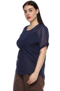 plus_size_polka_dot_front_tie_top_lastinch_western_clothing_brand_5