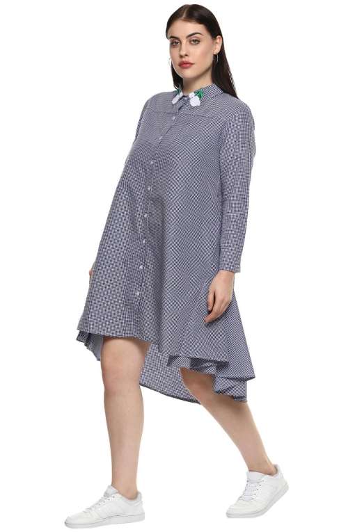 plus_size_patched_checks_shirt_dress_lastinch_western_clothing_brand_5