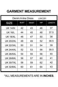 Denim Lookalike A-line Dress_LIWC291