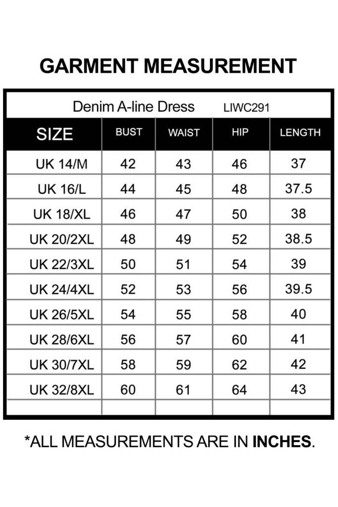 Denim Lookalike A-line Dress_LIWC291