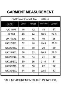 Girl Power Plus Size Corset Tshirt_LITF816