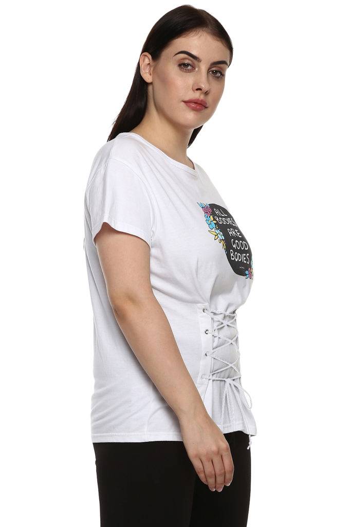 plus size White All Bodies Tshirt5