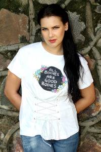 plus size White All Bodies Tshirt5