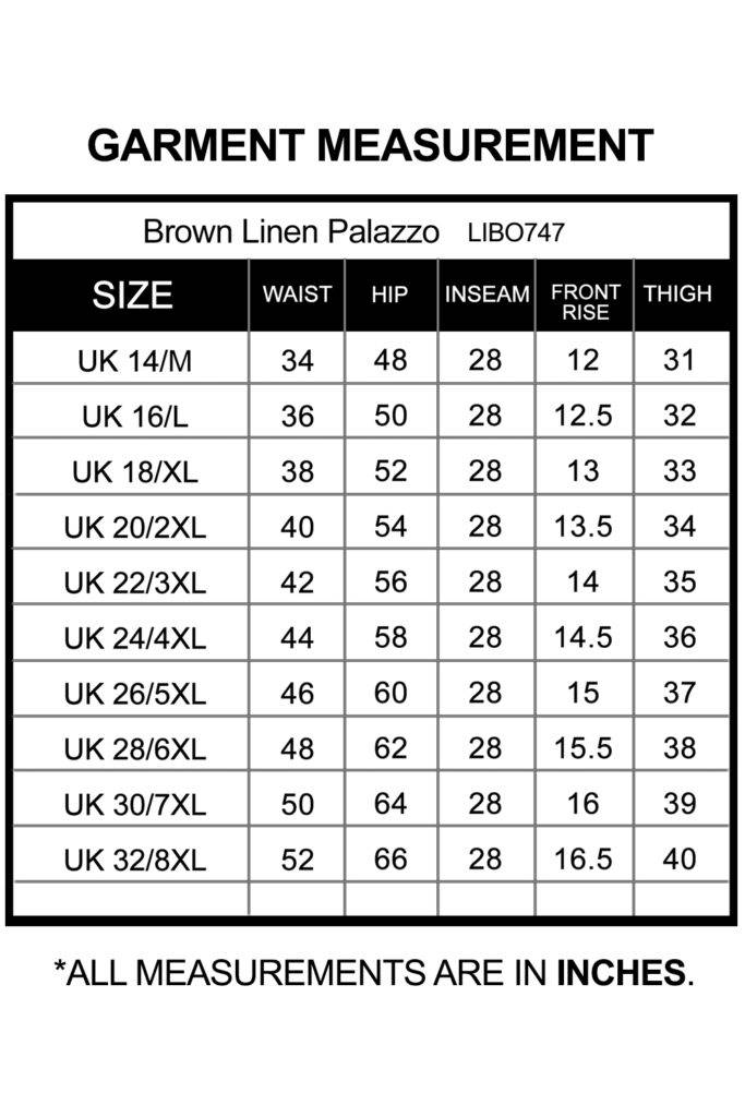 Brown Linen Palazzo_LIBO747