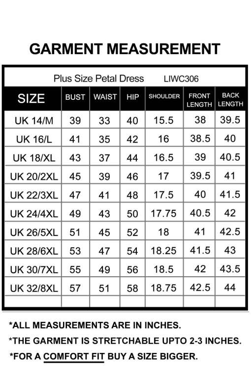 Plus Size Petal Dress-7