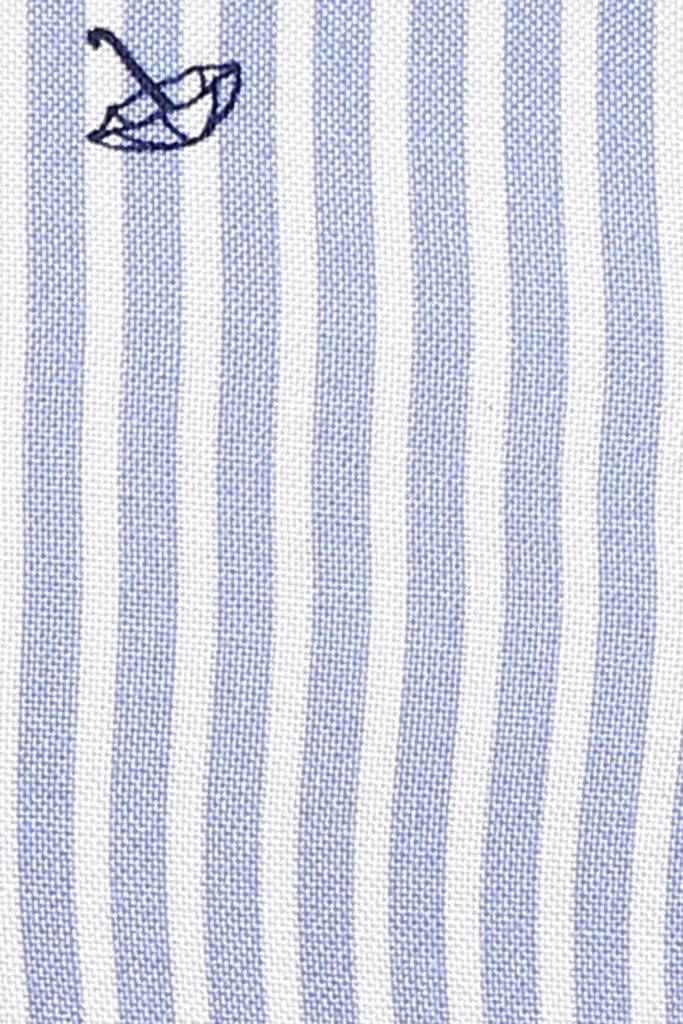 Plus Size Stripes Long Shirt-7