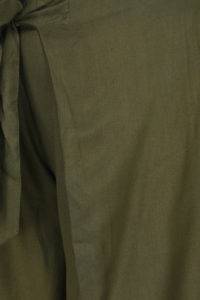 Olive Green Wrap Trouser