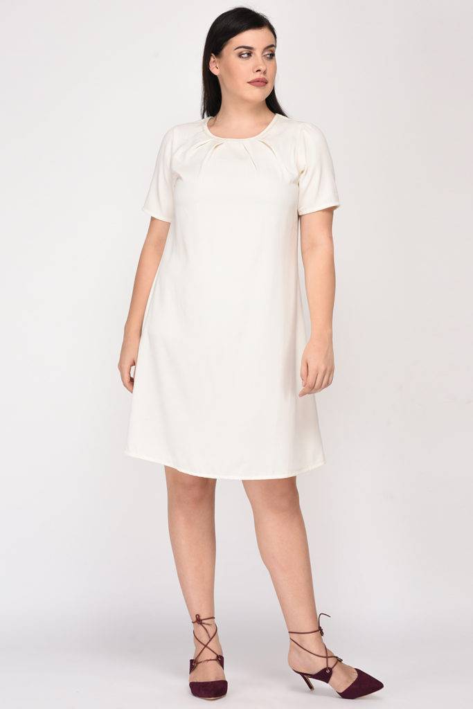 White Aline Beaded Dress4