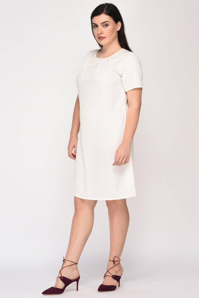 White Aline Beaded Dress5