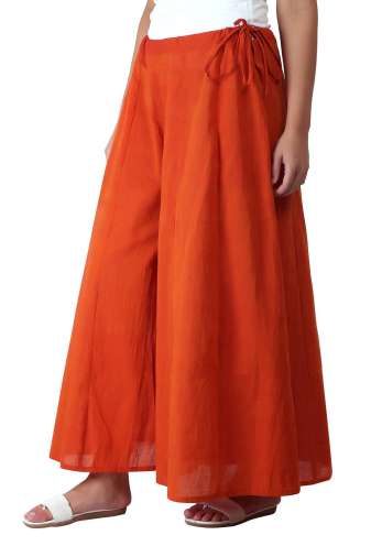 Orange Skirt Plazzo3
