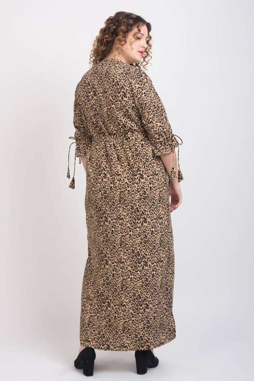 Leopard Print Maxi Dress1