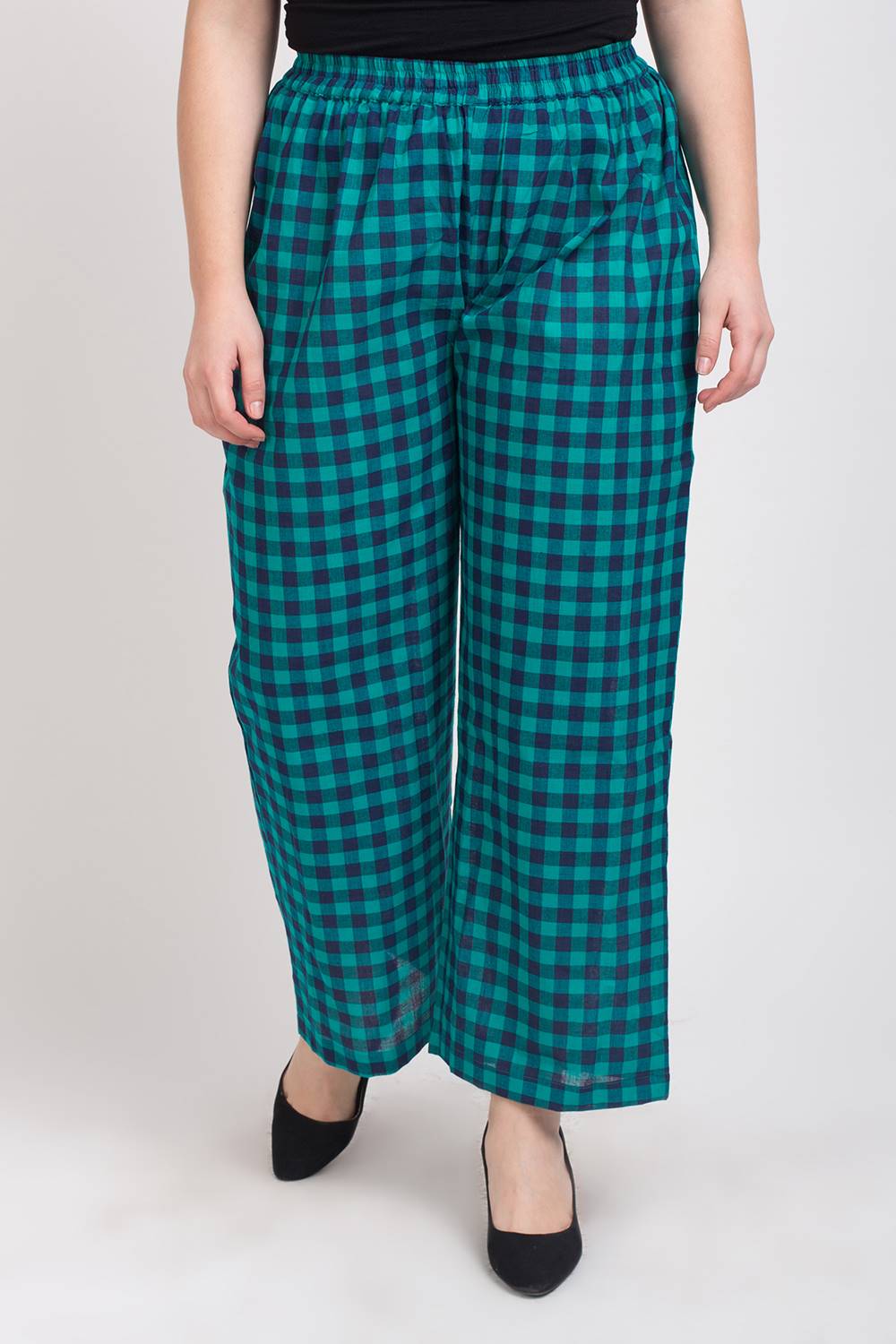 Cotton On Bottoms Pants and Trousers  Buy Cotton On Women Maroon Color  White Checkered Rachael Palazzo Pants Online  Nykaa Fashion