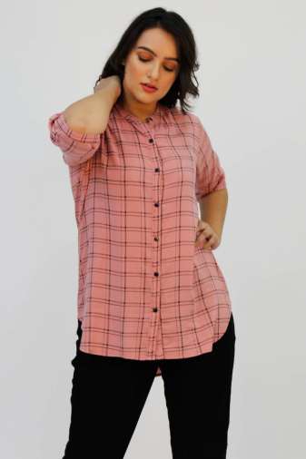 Pink Check Shirt8