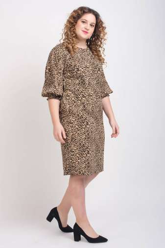 Leopard Print Shift Dress5