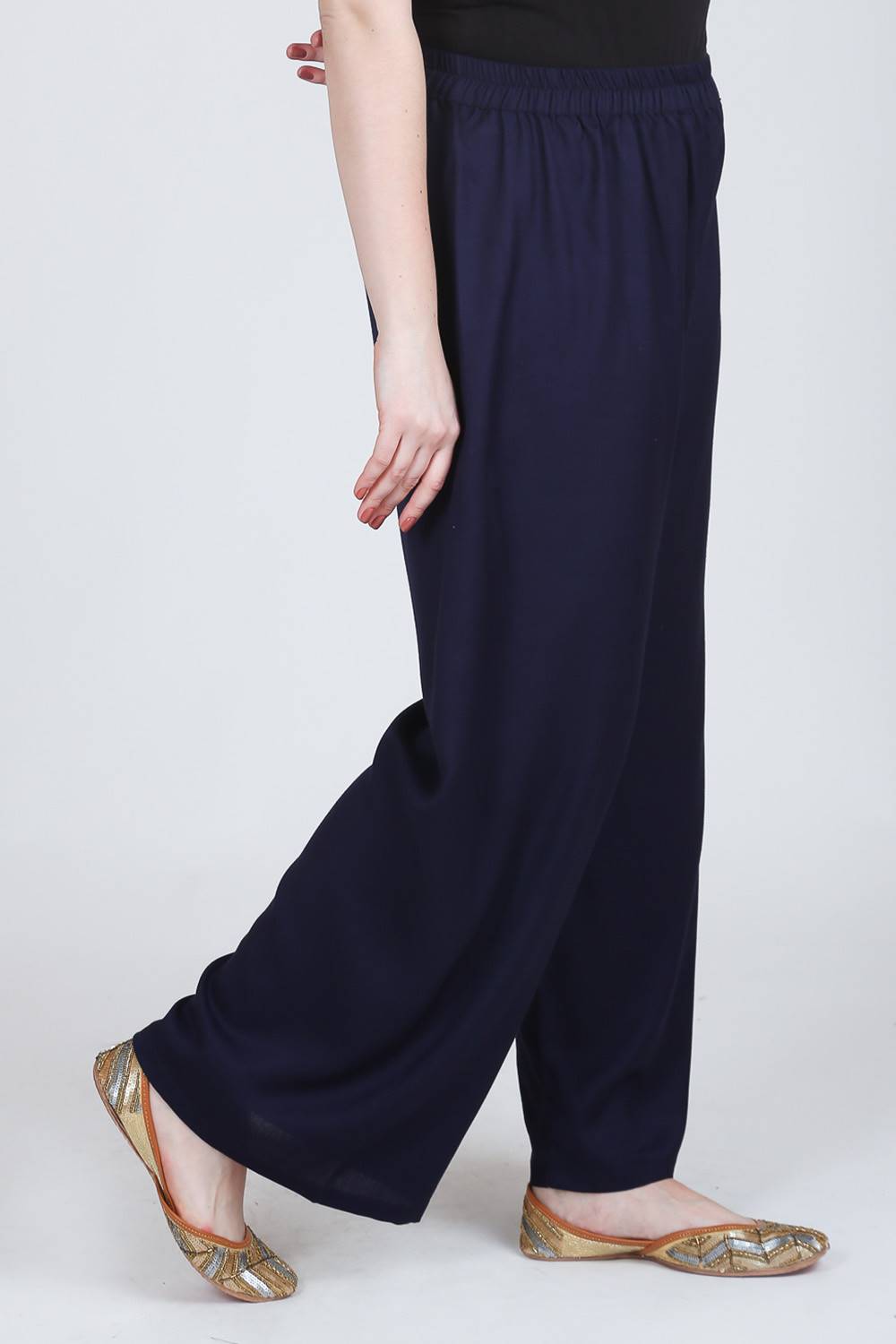 Buy Navy Blue Trousers  Pants for Women by SHEREEN Online  Ajiocom