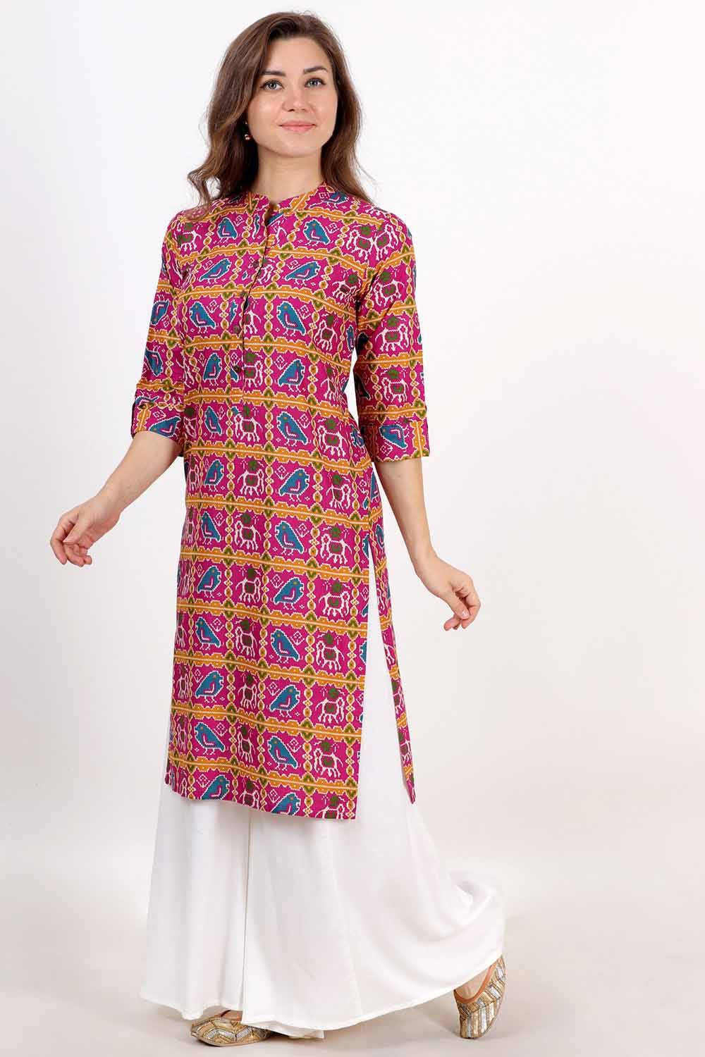 Laheriya-Patola Print and Sequins Embroidery Lace Border Lehenga –  ThreadLooms