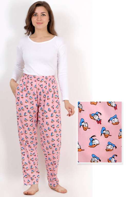 Plus Size Cartoon Print Pyjama