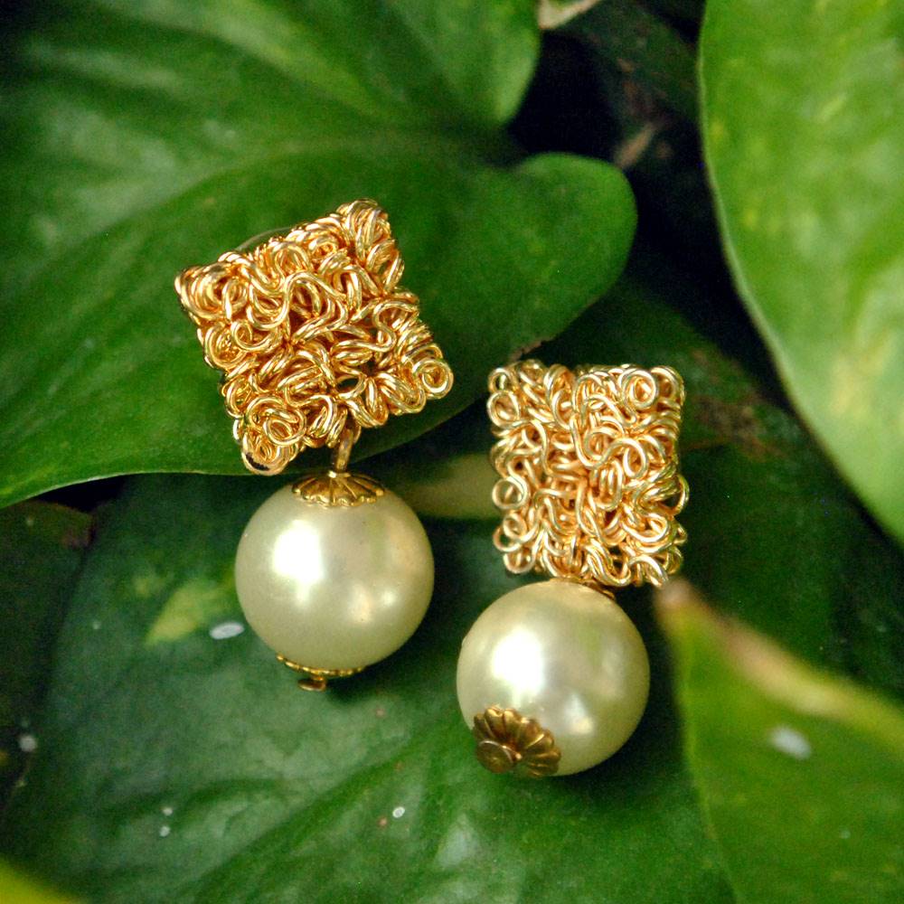 Indian Pakistan Gold Earrings Jhumka | eBay