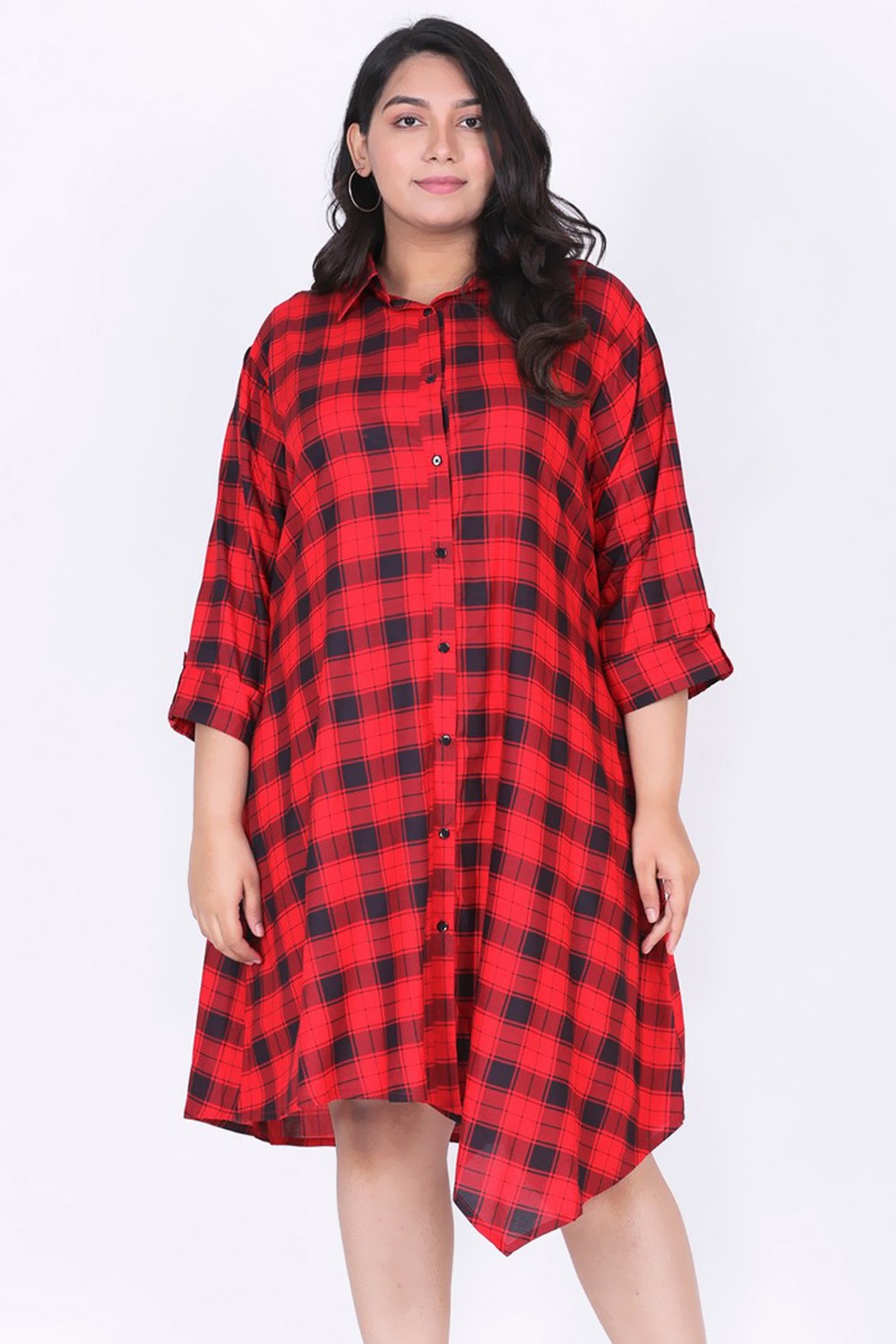 Red & Black Stroke Print Maxi Dress With Flowy Sleeves With Glass Bead –  Nikita Mhaisalkar