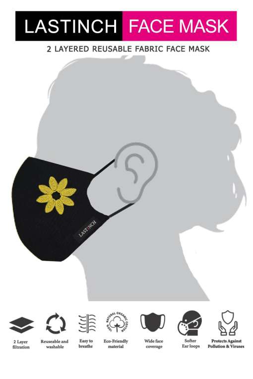 Just In Bloom Embroidered Face Mask