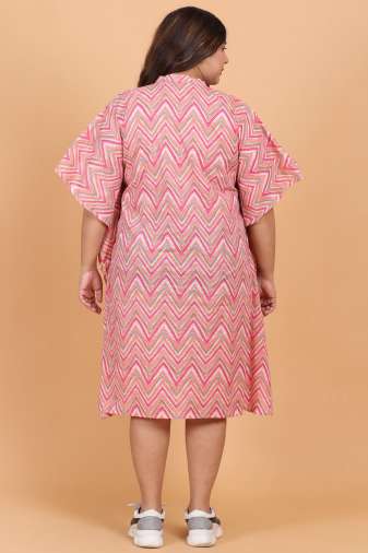 Printed Kaftan Style Dress