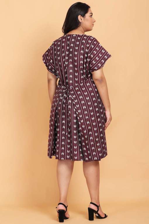 Berry Color Freestyle Dress