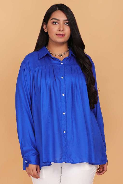 Pleated Shirt for Women
